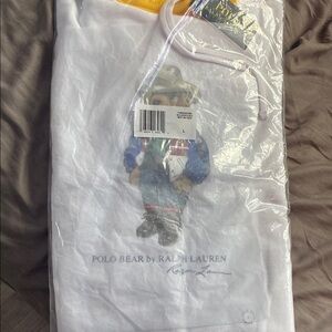 Ralph Lauren Polo Bear White Shirt